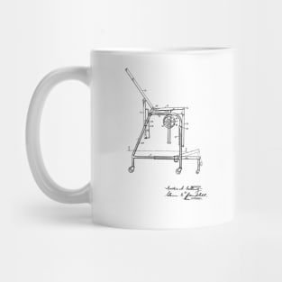 Physician's Examining Table Vintage Patent Hand Drawing Mug